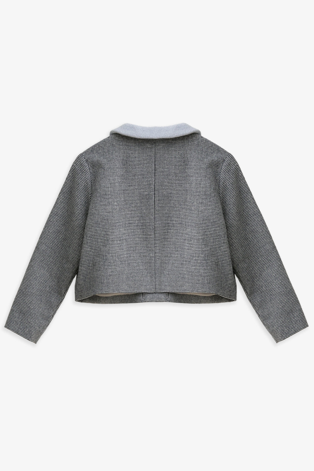 【予約商品】Luxuryコレクション：Winter Tale ハウンドトゥース リボンポケット長袖ジャケット