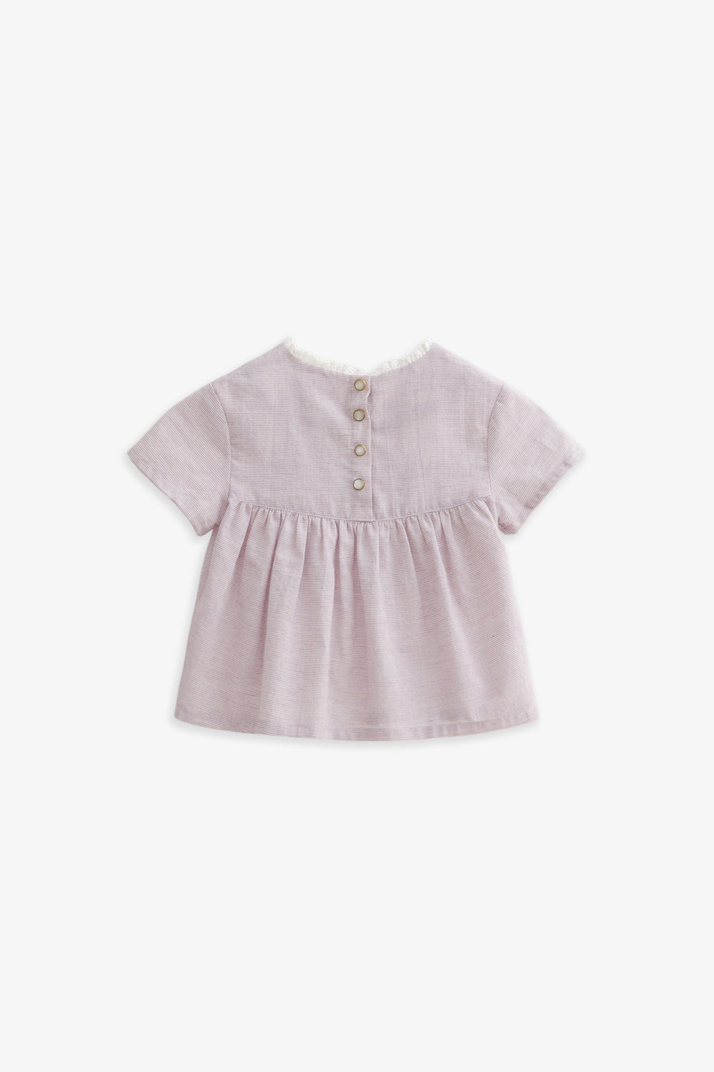 【予約商品】Main コレクション：Papillon レーススタンドカラートップス
