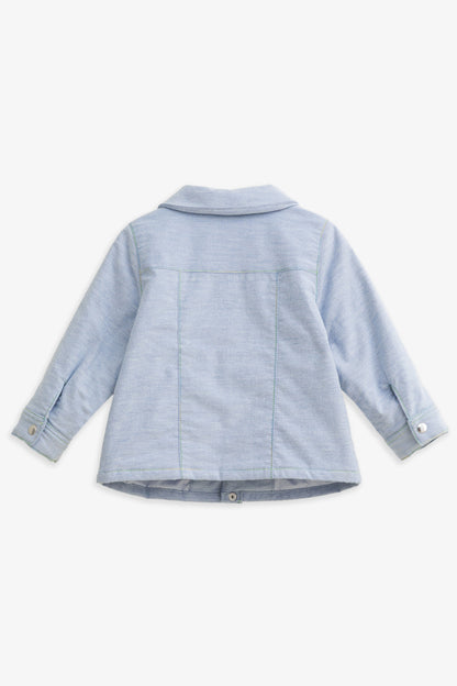 【予約商品】Mainコレクション：Oliver オーガニックコットン ダブルポケット中綿ジャケット