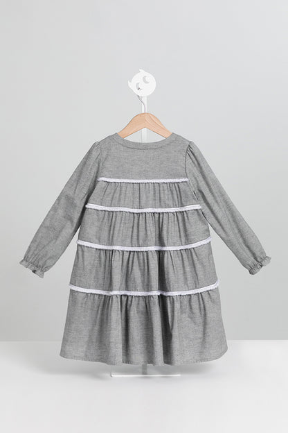 【予約商品】Mainコレクション：Tiny Twirl ティアードワンピース