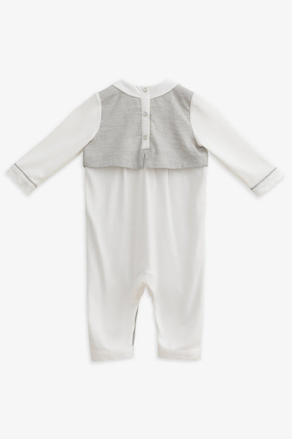 【予約商品】Main コレクション：Young Duke ジェントルマン風ロンパース