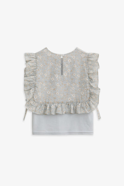 【予約商品】Luxury コレクション：Jardin フラワープリントトップス
