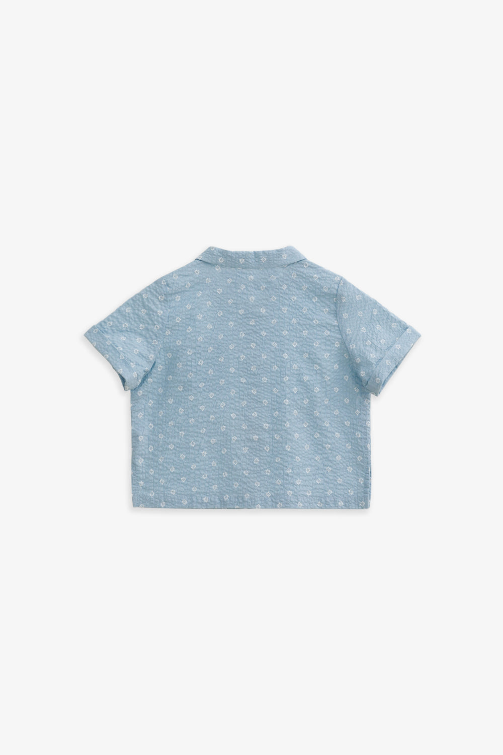 【予約商品】Luxury コレクション：Soft Motif  総柄プリントテーラードカラーシャツ