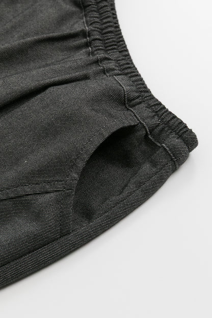 【予約商品】Mainコレクション：Peekaboo刺繍カーブパンツ