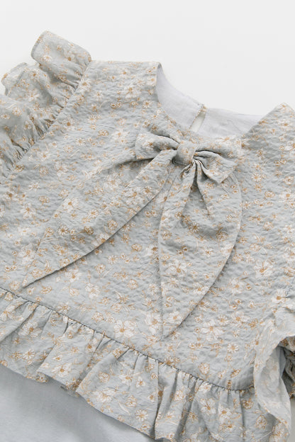 【予約商品】Luxury コレクション：Jardin フラワープリントトップス
