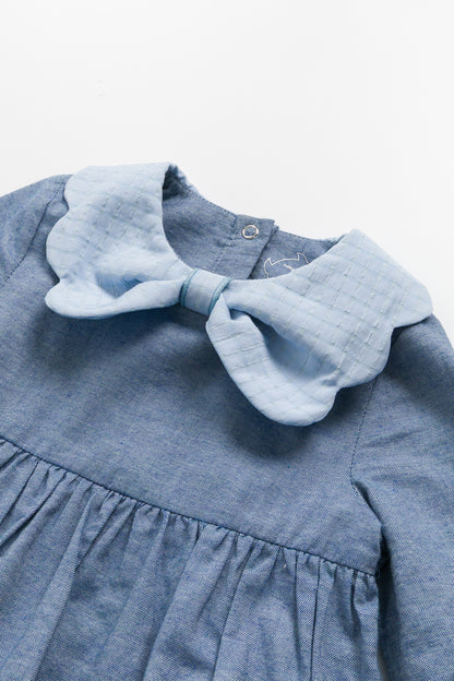 【予約商品】Mainコレクション：Flutterバタフライカラーロンパースワンピース