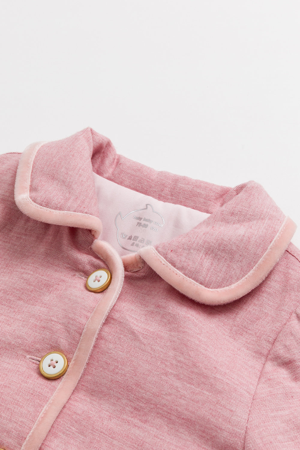 【予約商品】Mainコレクション：Rosie ラウンドカラー リボン 中綿ジャケット
