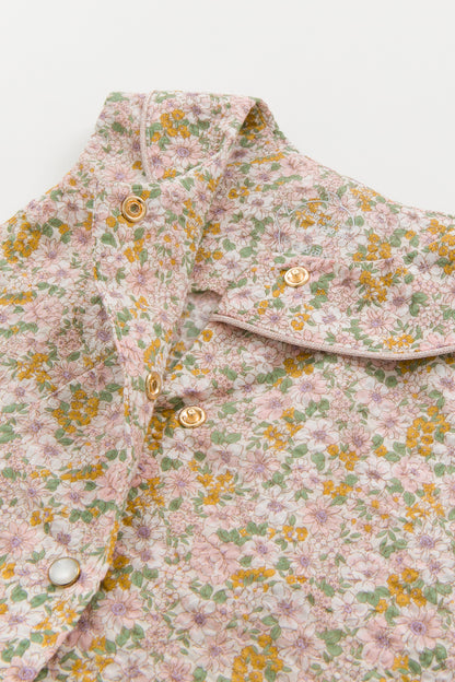 【予約商品】Luxury コレクション：Flora 花柄ノースリーブトップス