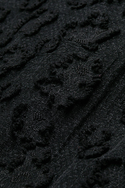 【予約商品】Luxuryコレクション：Daisy Cloud クラウドジャガード ラッフル長袖ワンピース
