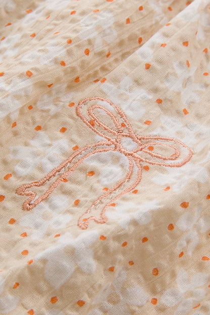 【予約商品】Luxuryコレクション：Doux Garden 花柄多層フリルブルマ