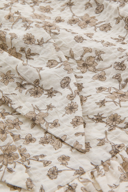 【予約商品】Luxury コレクション：Jardin フラワープリントトップス