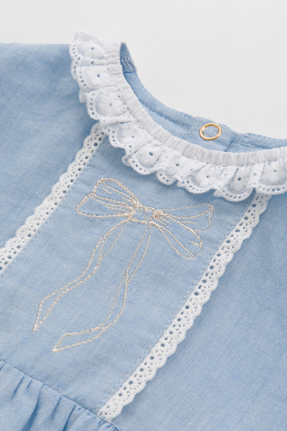 Mainコレクション ：Ruffle Cloud パフスリーブワンピース