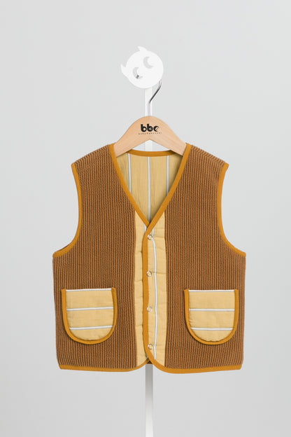 【予約商品】Luxuryコレクション：Zigzagリバーシブルベスト