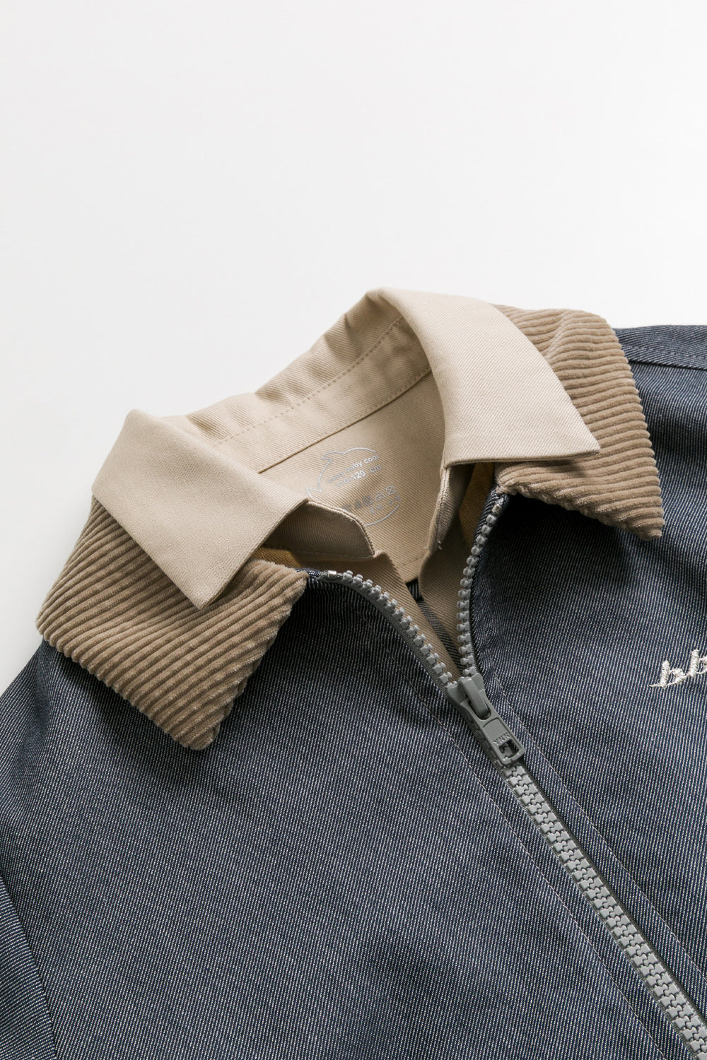 【予約商品】Mainコレクション：Arthur フェイクレイヤード デニム長袖ジャケット