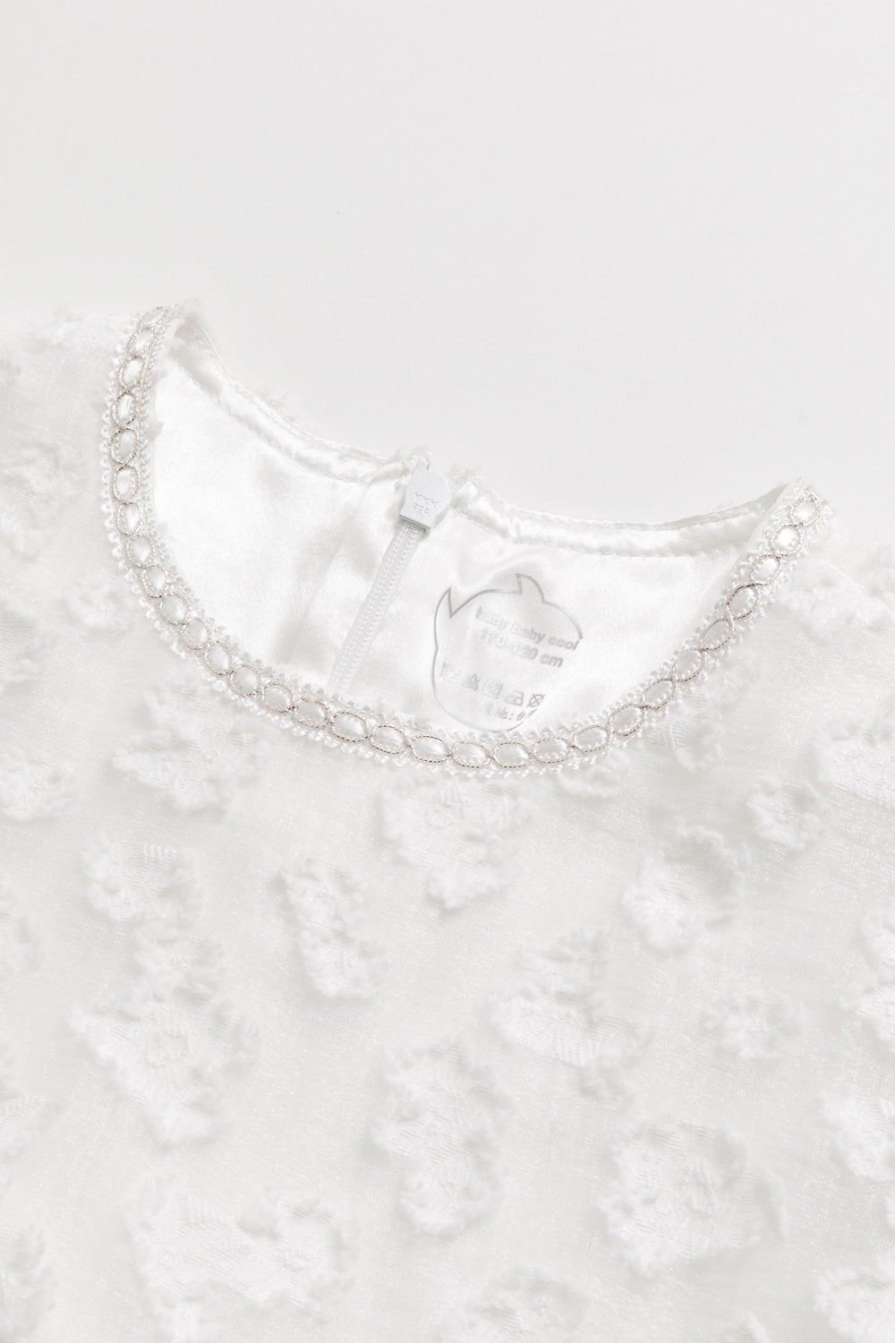 【予約商品】Luxuryコレクション：Daisy Cloud クラウドジャガード ラッフル長袖ワンピース