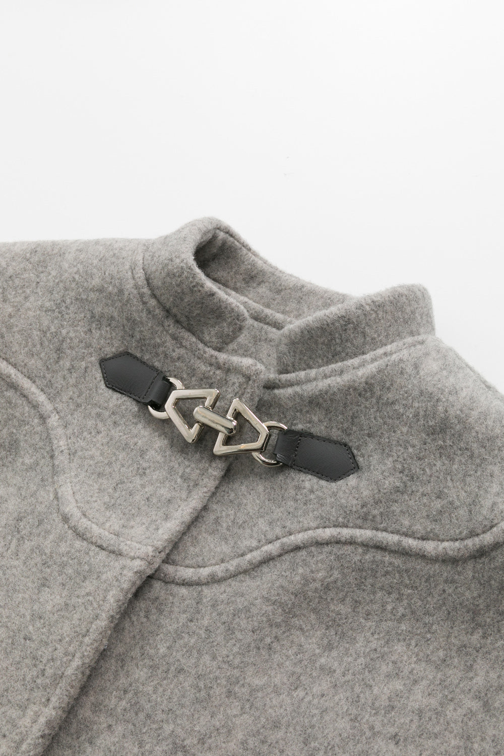 【予約商品】Luxuryコレクション：Jolieリボン襟ウールケープコート