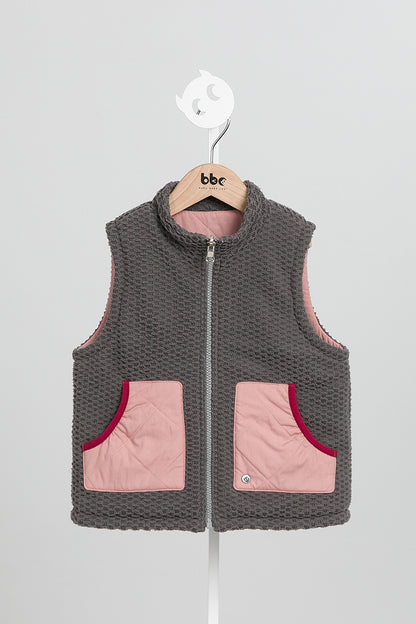 【予約商品】Luxuryコレクション：Mini Bearリバーシブルベスト