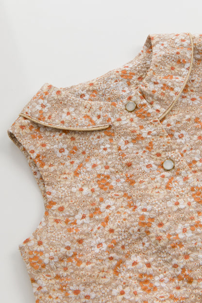 【予約商品】Luxury コレクション：Flora 花柄ノースリーブトップス