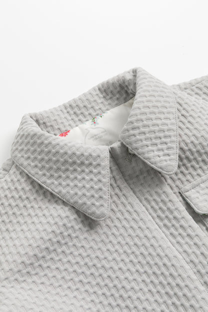 【予約商品】Luxuryコレクション：両袖ドローストリングショートジャケット