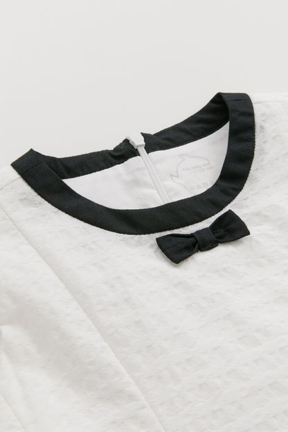 【予約商品】Luxury コレクション：Audrey リボンサーキュラーワンピース