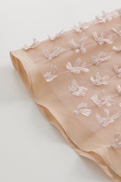 【予約商品】Luxury コレクション：Soft Wings リボン付きケープ