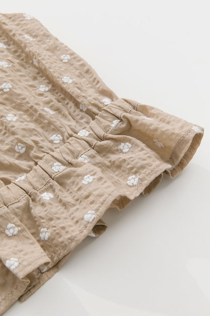 Luxuryコレクション：Meadowフラワー刺繍トップス
