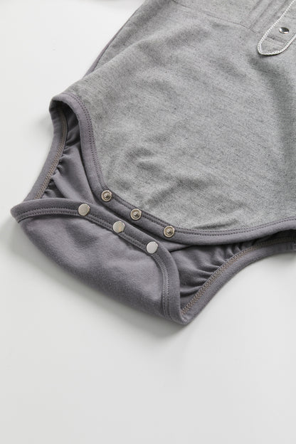 【予約商品】Mainコレクション：Monsieurリトルジェントルマンロンパース