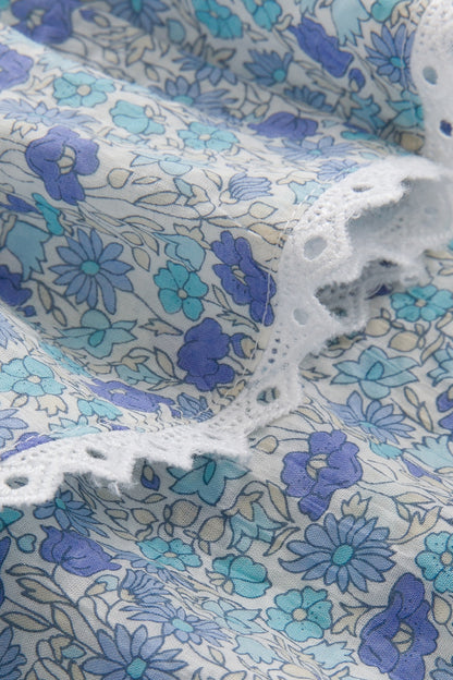 【予約商品】Luxury コレクション：Warm Garden フラワープリントサーキュラートップス