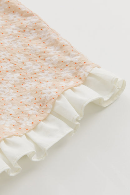 【予約商品】Luxury コレクション：Bloom ピンタックフロントノースリーブトップス