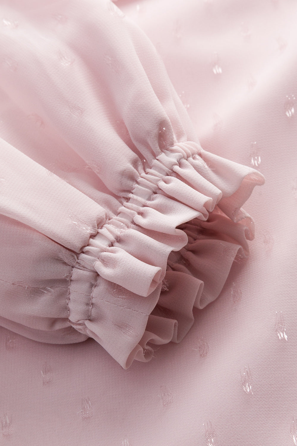 【予約商品】Luxuryコレクション：Moonlit Garden ラメグリッター リボンカラー長袖ワンピース