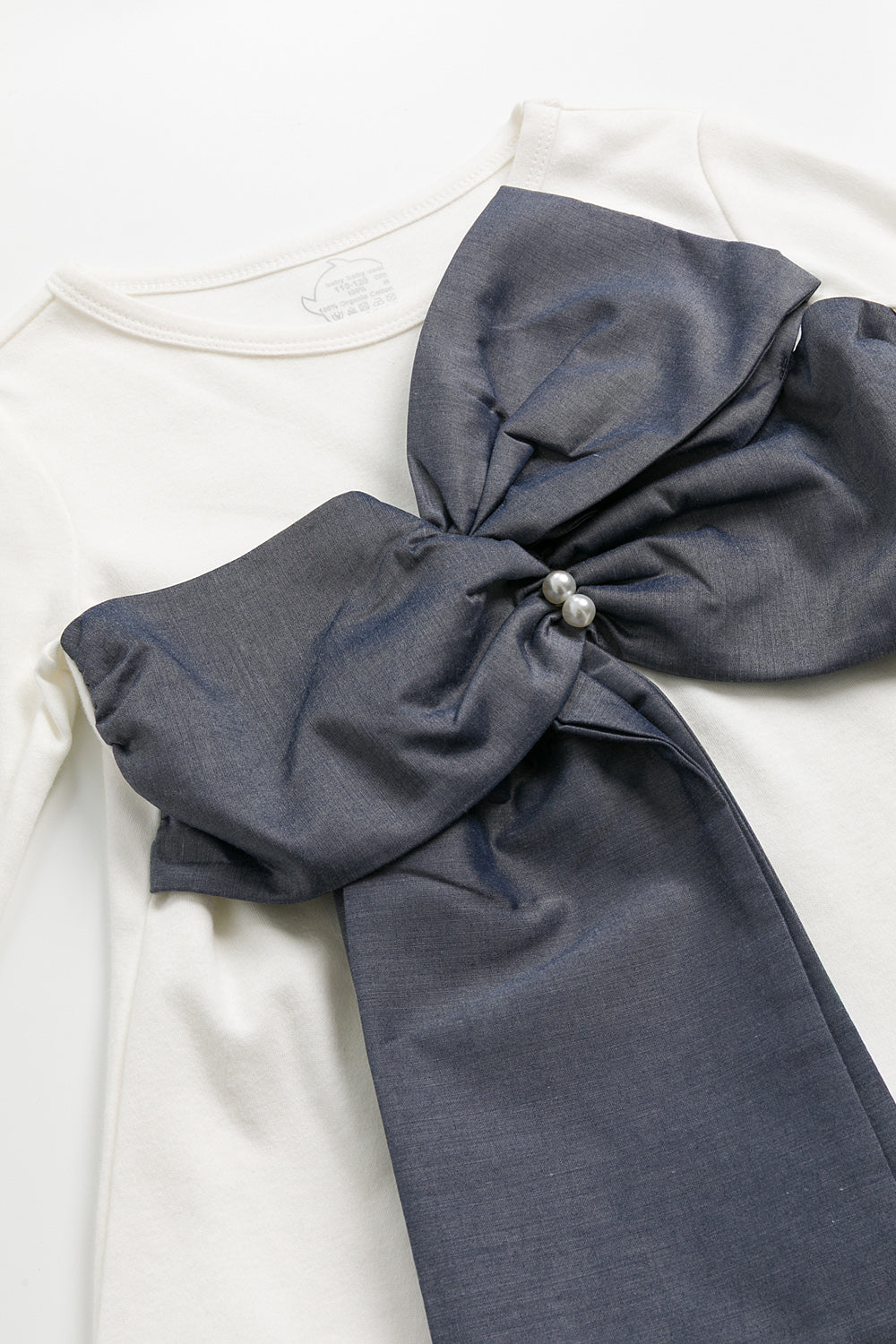 【予約商品】Mainコレクション：Rubans Pearlリボントップス