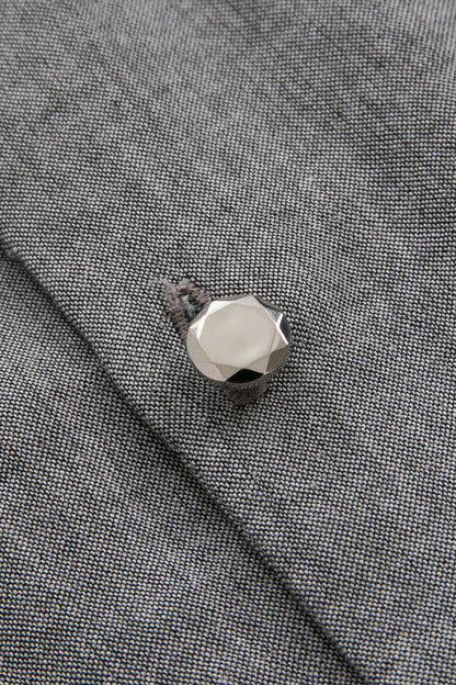 【予約商品】Luxury コレクション：Edmund 流線デザイン長袖シャツ