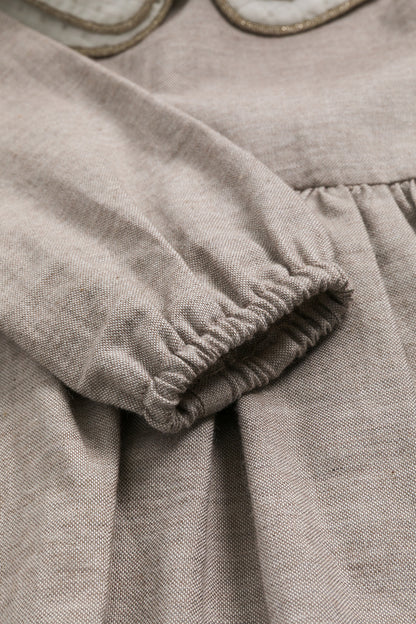 【予約商品】Luxuryコレクション - Eliseダブルレイヤードカラーワンピースロンパース