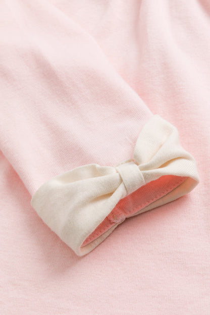 【予約商品】Mainコレクション：Lily ダブルリボンカラー長袖トップス