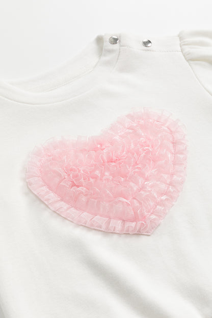 【予約商品】Mainコレクション：Twinkle Heartハートトップス