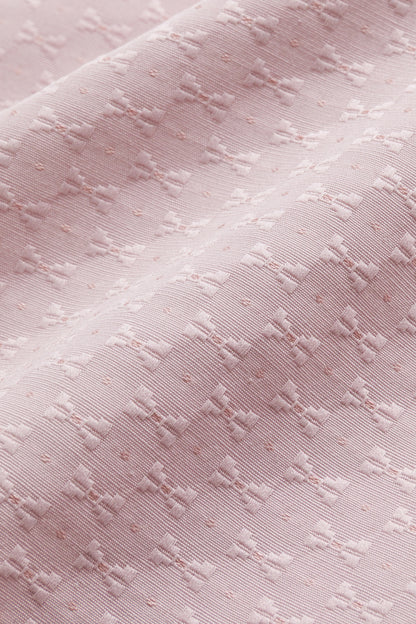 【予約商品】Luxuryコレクション：Sylvie ジャガードリボンカラー長袖ワンピース