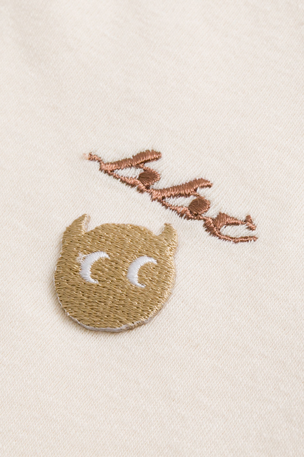 【予約商品】Mainコレクション：Bunny Sprite ウサギの耳 配色パイピング オーガニックコットン長袖トップス