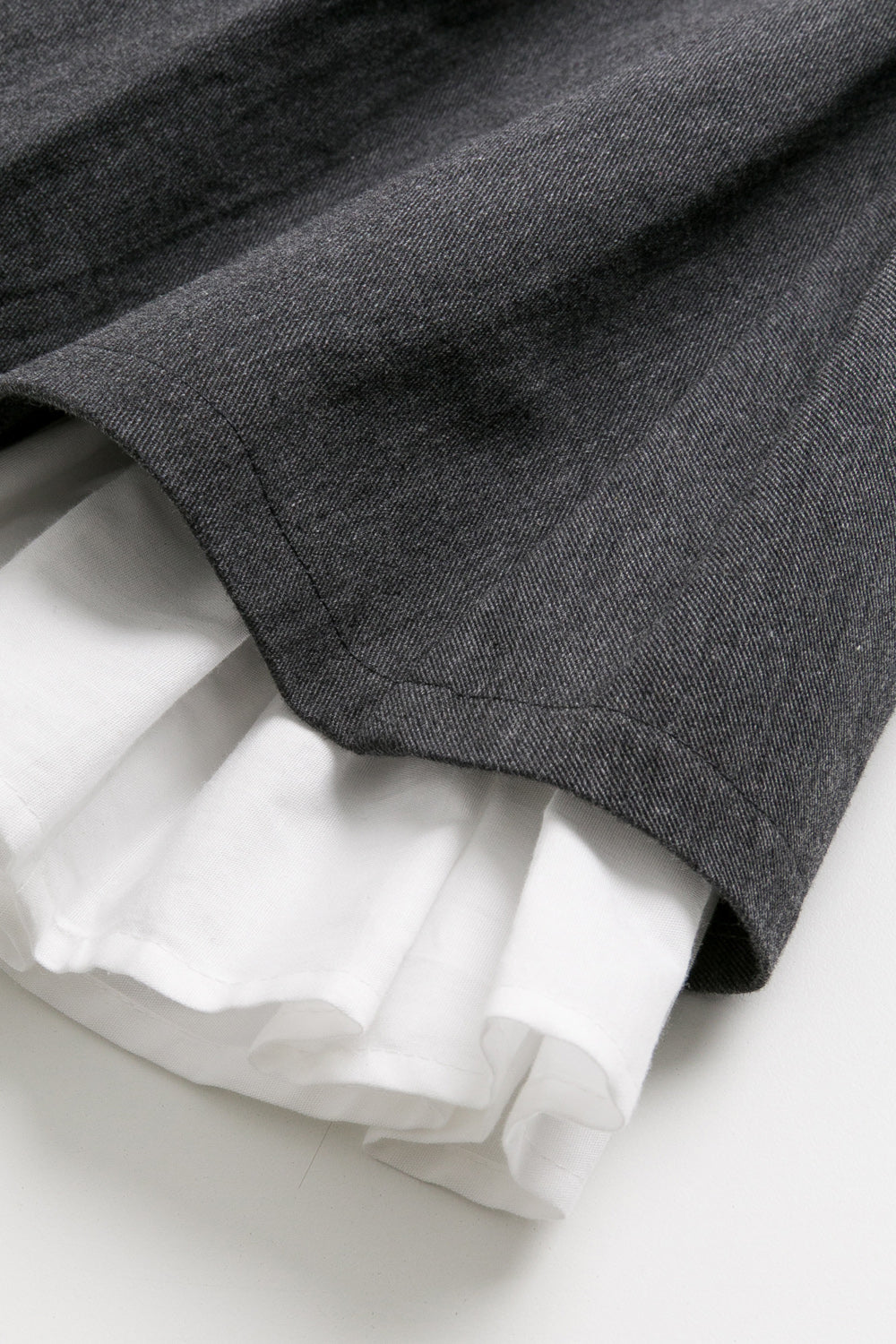 【予約商品】Luxuryコレクション：Woodland Layer ダブルレイヤード リボン付き プリーツスカート