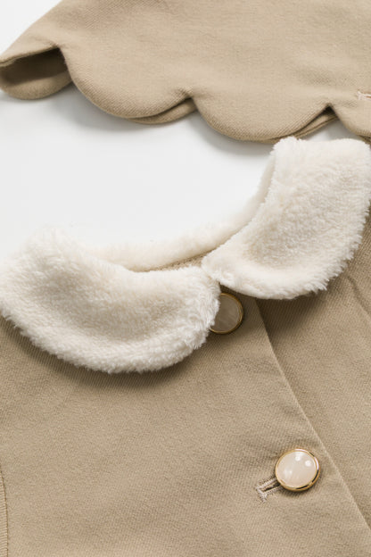 【予約商品】Mainコレクション：Cupcake 花びらツーピースロングコート