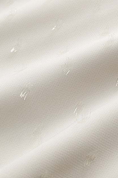 【予約商品】Luxuryコレクション：Winter Blossom ラメシフォン リボンカラー長袖ブラウス