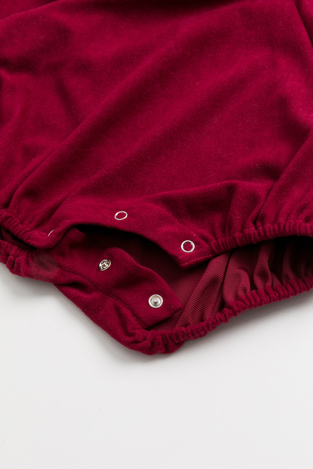 【予約商品】Luxuryコレクション：Winter Tale ベロア フリルカラー 長袖カバーオール