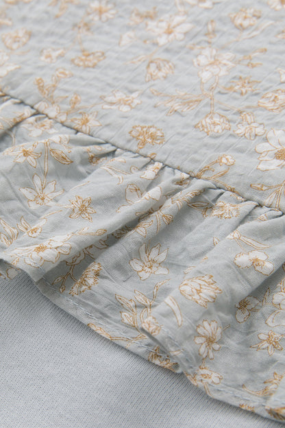 【予約商品】Luxury コレクション：Jardin フラワープリントトップス