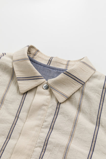 【予約商品】Mainコレクション：Eko Stripeリバーシブルジャケット