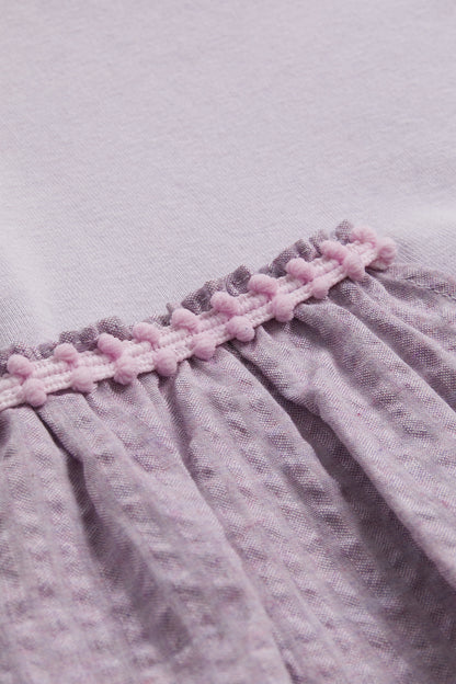 【予約商品】Mainコレクション：Ruffle Breezeレイヤードトップス