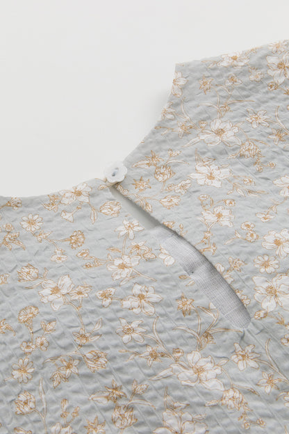 【予約商品】Luxury コレクション：Jardin フラワープリントトップス