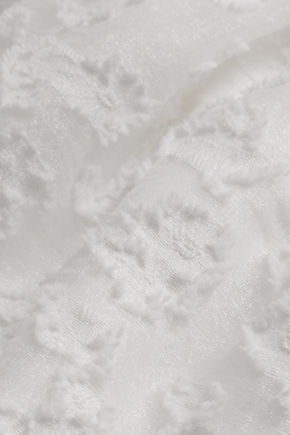 【予約商品】Luxuryコレクション：Daisy Cloud 雲柄ジャカード ふんわり長袖ワンピース