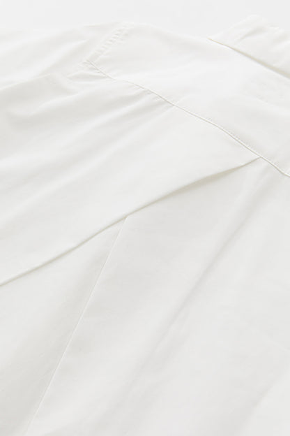 【予約商品】Main コレクション：Heirloom Pintuck ピンタックホワイト長袖シャツ