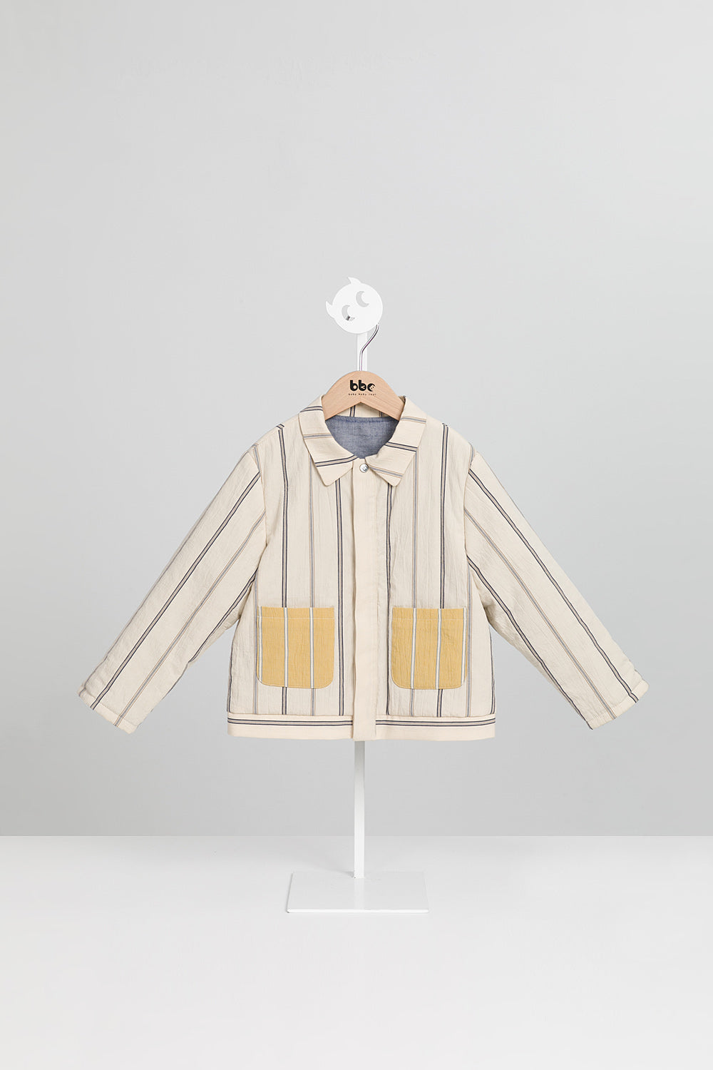 【予約商品】Mainコレクション：Eko Stripeリバーシブルジャケット