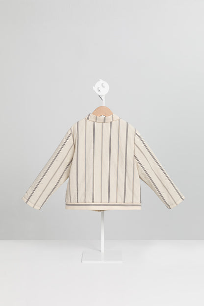 【予約商品】Mainコレクション：Eko Stripeリバーシブルジャケット