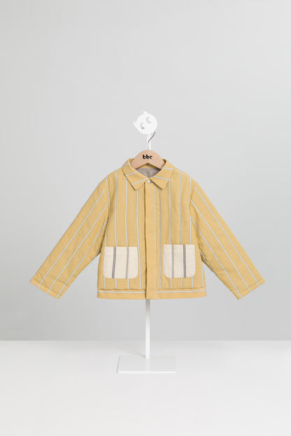 【予約商品】Mainコレクション：Eko Stripeリバーシブルジャケット